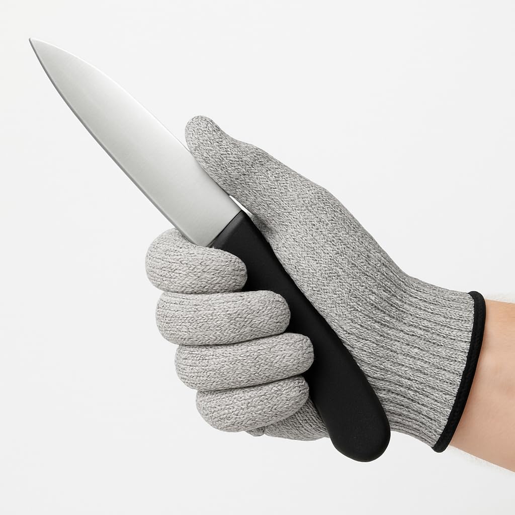 Luvas Anticorte de Alta Performance para Cozinha, Corte e Jardinagem – Tamanho Único – Conforto e Proteção Nível 5