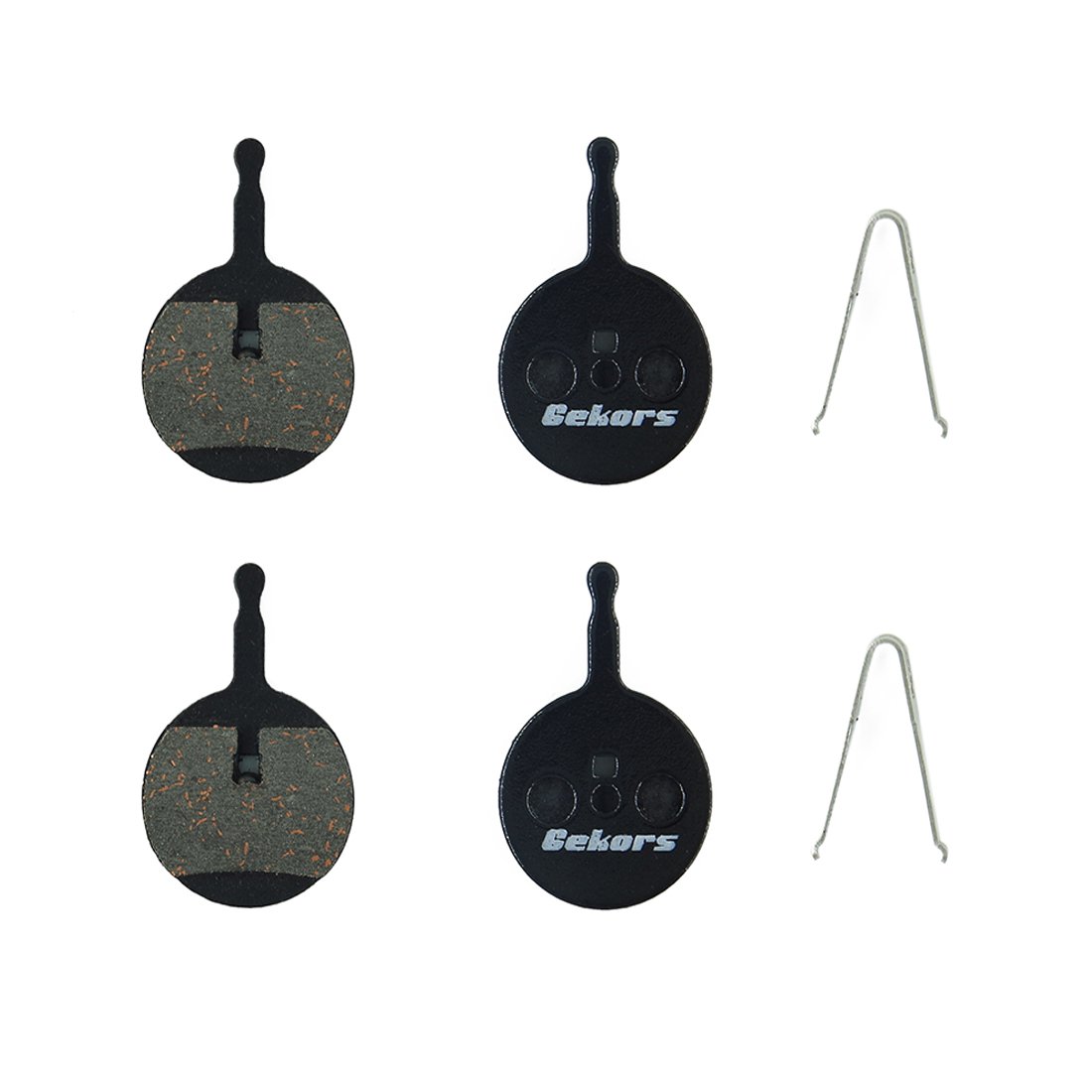 Gekors Semi-Metallic Bicycle Disc Brake Pads for Avid BB5,2 works, Black, 24.4*37*4mm