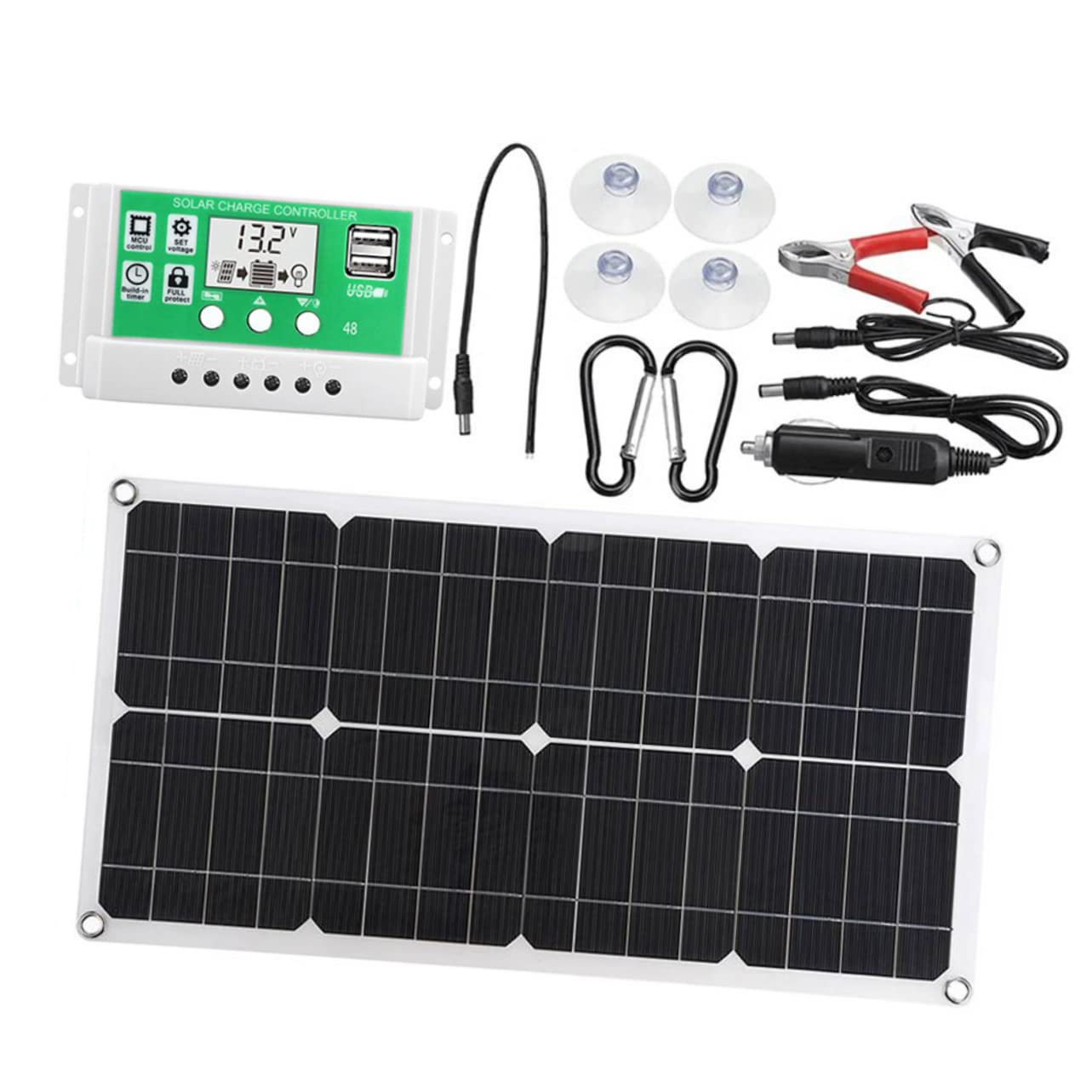 Panneau solaire extérieur Toyvian pour randonnée et camping sauvage