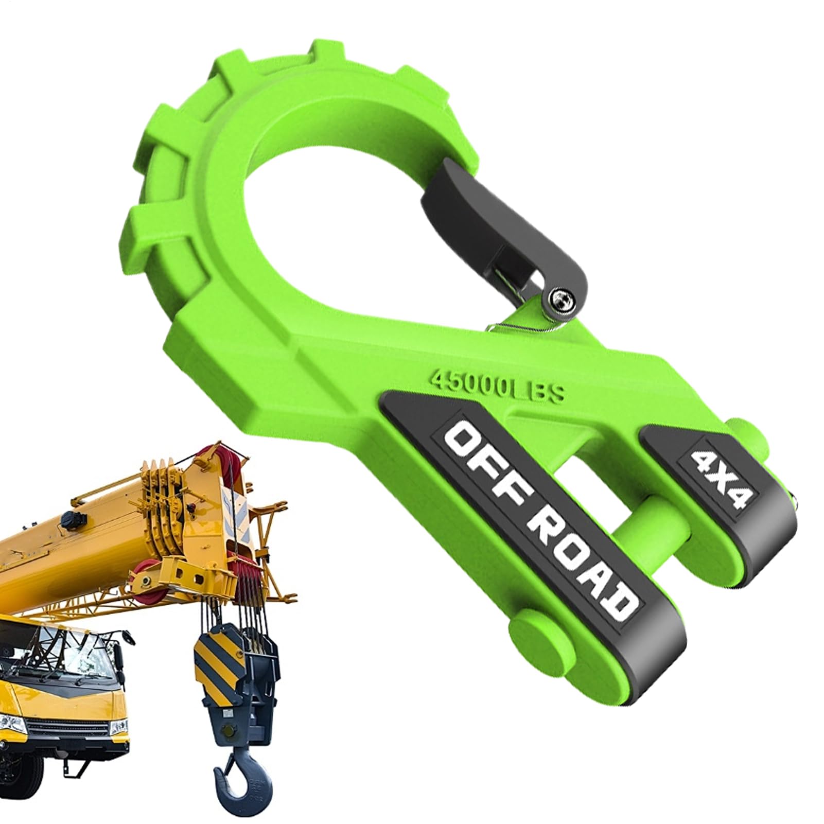 Gancio per verricello da 3/8 pollici, gancio di traino resistente, gancio di traino per auto, camion, SUV