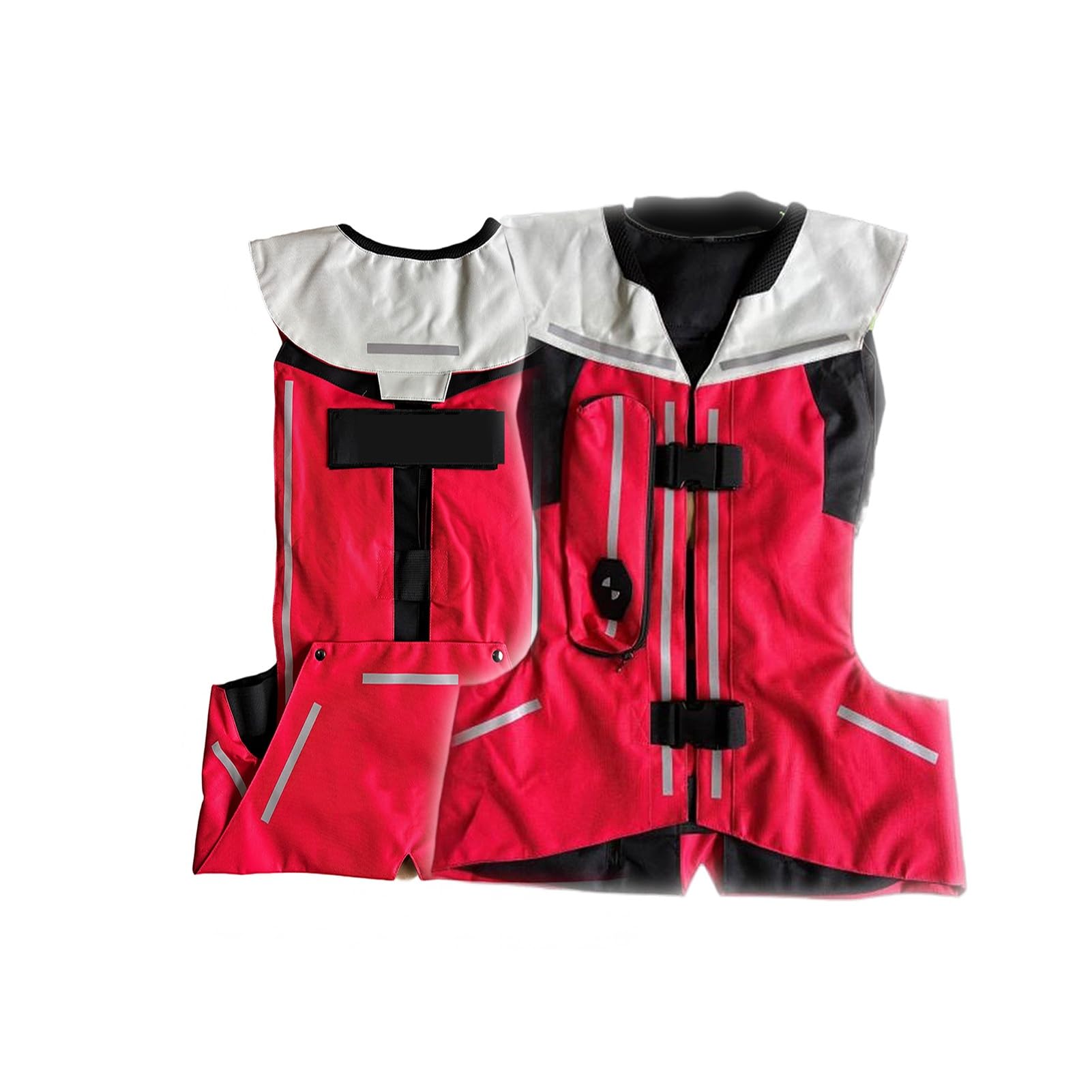 Chaleco De Airbag De Motocicleta for Todas Las Estaciones Con Protección Completa (cuello, Espalda, Coxis) Reflexivo, Ajustable for La Chaqueta De Hombres