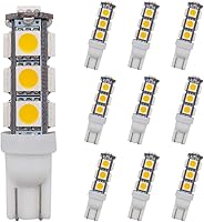 Vista 14 de GRV T10 921 194 13-5050 SMD - Lámpara de bombilla en cuña LED súper brillante, CD 12V