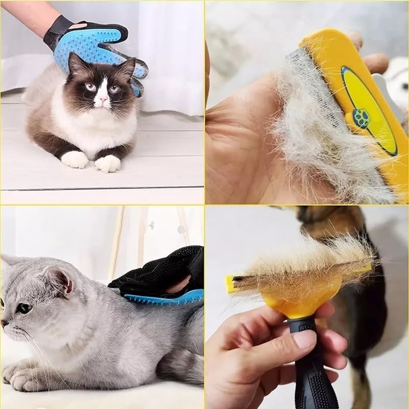 Brosse à Poils de Chien, Outil de toilettage Efficace for Un Pelage Bien entretenu, Brosse for Animaux de Compagnie, Brosse à Poils de Chien Efficace