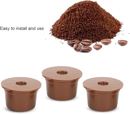 Miniatura 2 de 3pcs Recargable Cápsula de Café Reutilizable Filtro de Café Taza de Repuesto para Máquina de Café (Café)