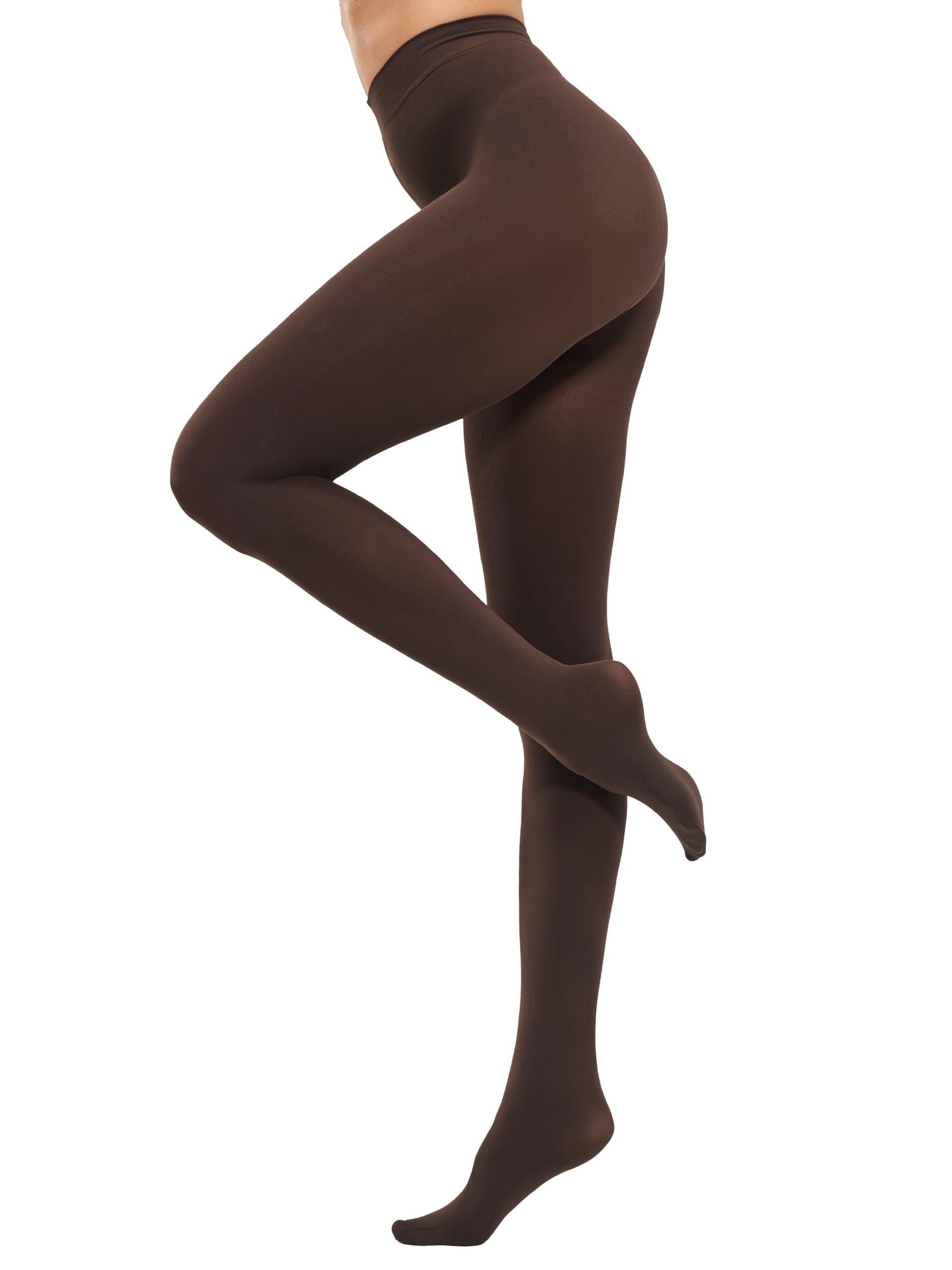CozyWow Women's 80D Soft Opaque Tights, High Waist Solid Color Womens Tights with 30+ Colors