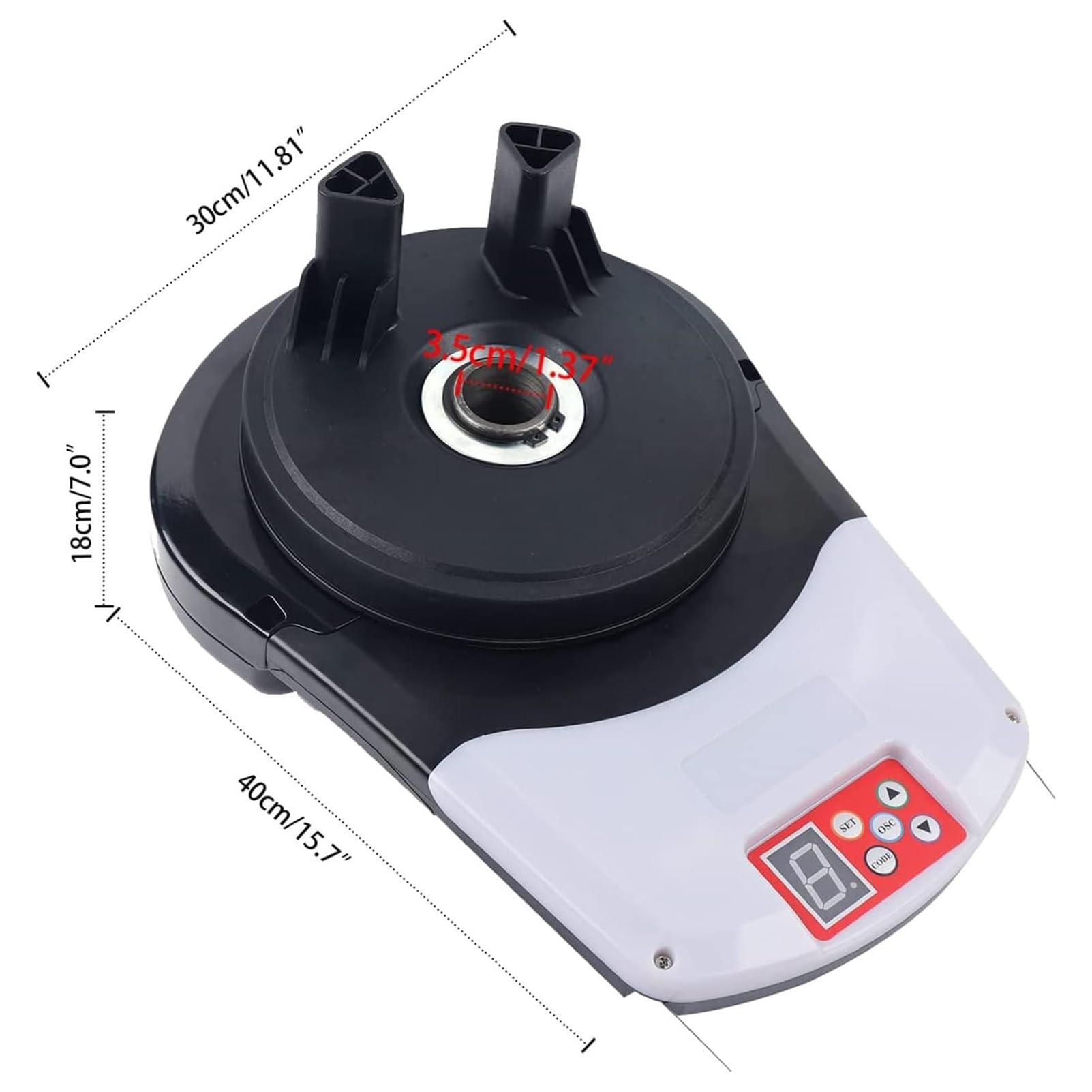 Motor de apertura de puerta enrollable con control remoto, abridor automático de puerta de obturador de garaje para almacén, tienda, granero, granja, motor integrado automático