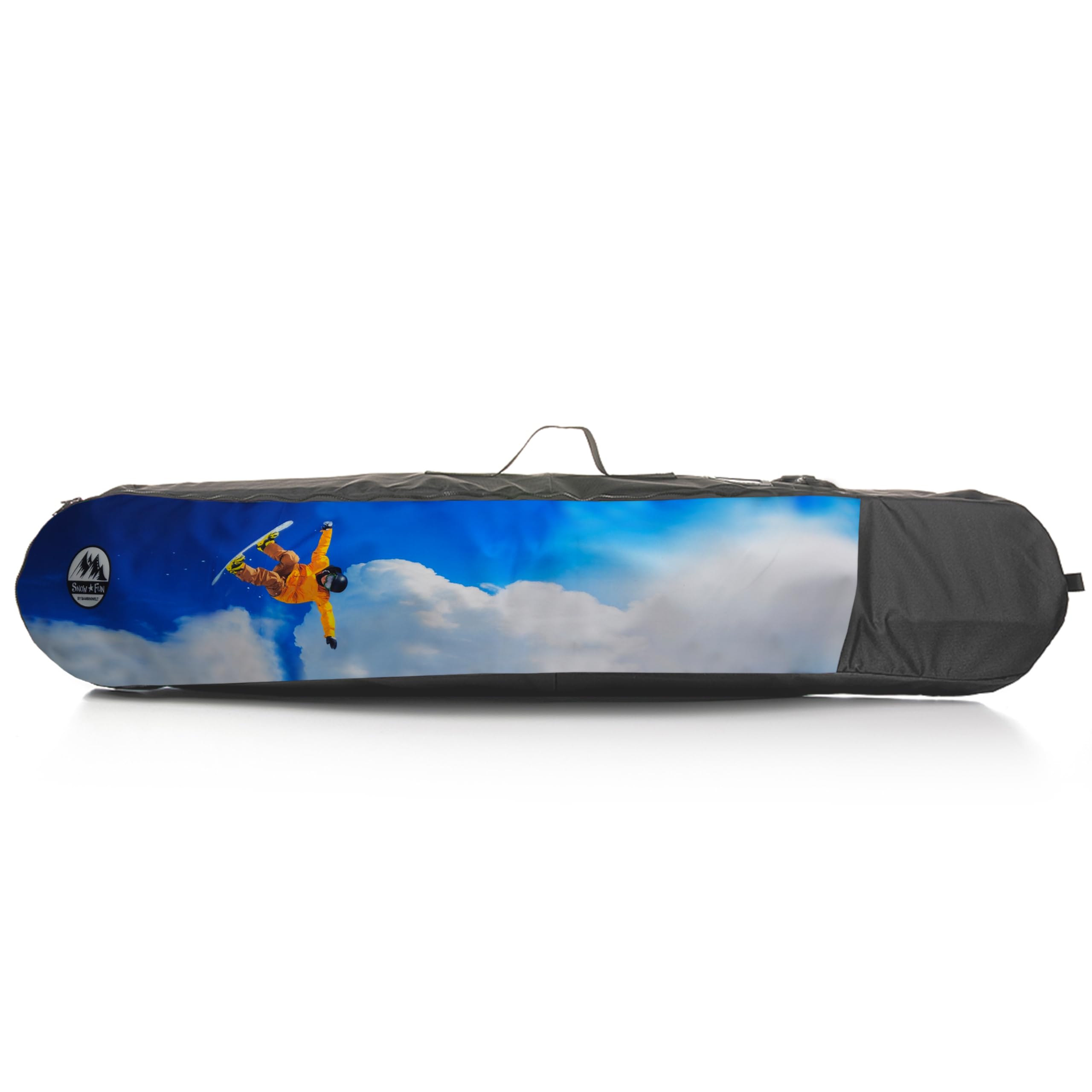 BambiniWelt by Rafael K. Borsa da snowboard per bambini, zaino da snowboard, molto capiente, casco da snowboard, guanti da sci