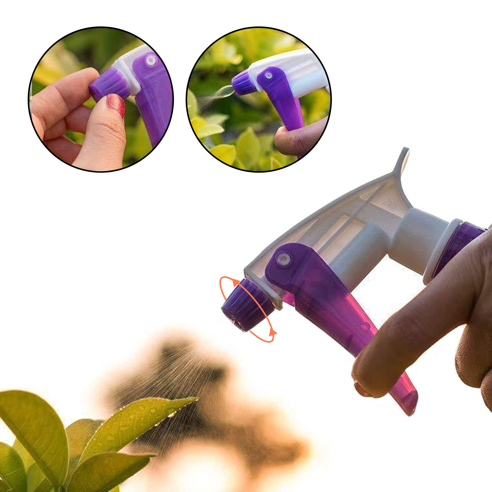 Juego de herramientas de jardinería con maleta, 10 herramientas de jardinería con estampado florales, mango ergonómico espátula rascador deshierente podadora pulverizadora