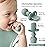 SAMiGO Silicone Baby Spoons Self Feeding 6+ Months - Infant Toddler Utensils - First Stage Baby Led Weaning Feeding Supplies - Set of 3 Pack