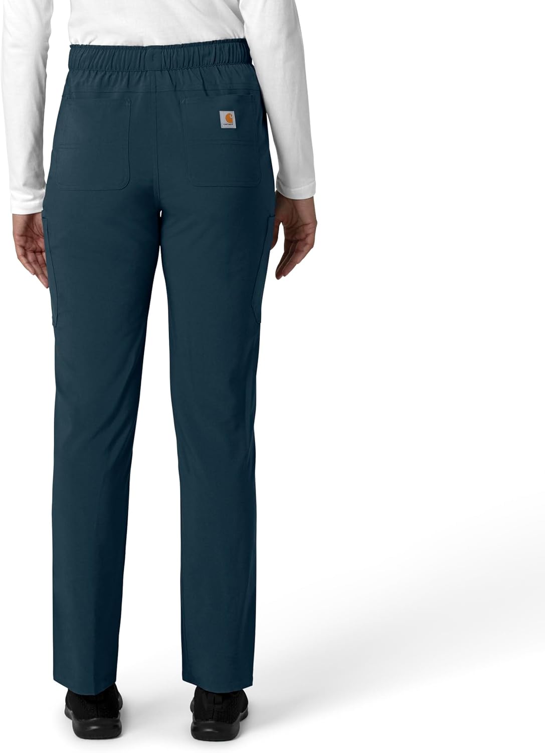 Carhartt Scrubs for Women Force Cross-Flex Straight-Leg Cargo Pants - Image 3