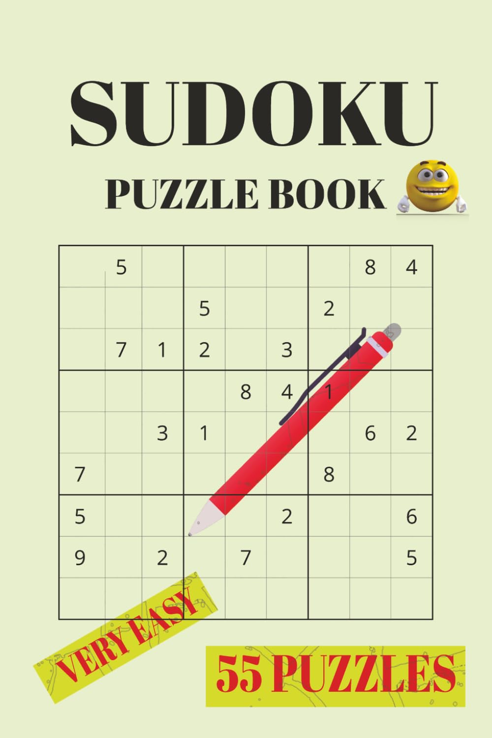 Sudoku Puzzle book: Sudoku Puzzle book, 55 puzzles, very easy,16x9,110 pages, pastime on a trip,Perfect gift for Anyone who enjoys relaxing puzzle time