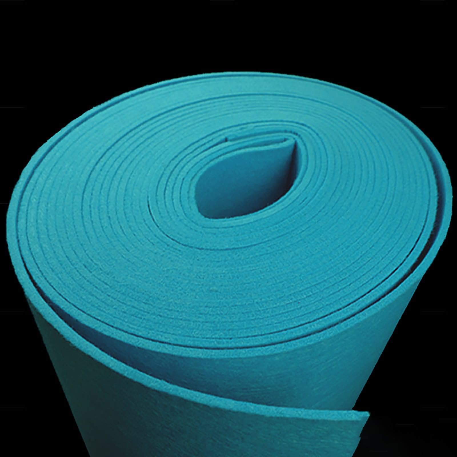 JINDAOSH 2mm/3mm/5mm Thick Acrylic Felt Fabric Sheets For Crafts,Nonwoven Felt Fabric By The Metre For Handicraft Sewing Patchwork DIY Projects Christmas Decorations(Size:2mm,Color:teal)
