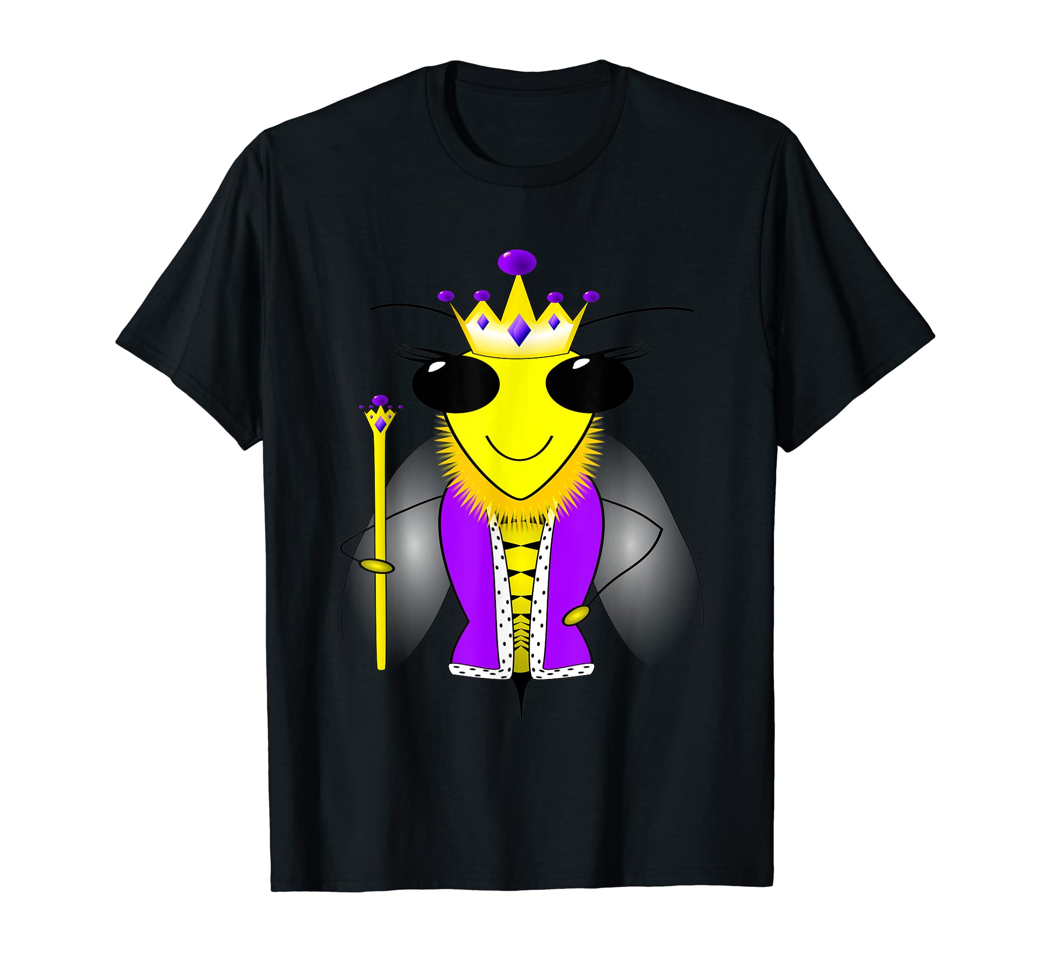 Queen Bee T-Shirt Bubblebee Honey Honeycomb Feminism Tee T-Shirt