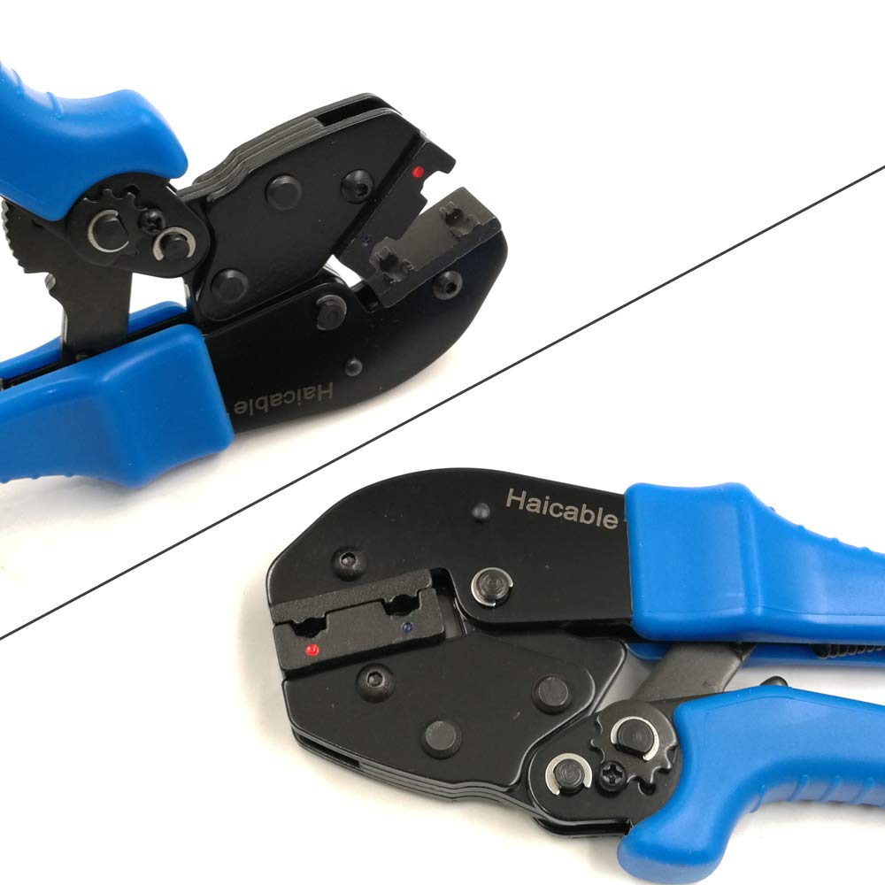 Flag type female insulated plug spring terminal crimper hs0708fl