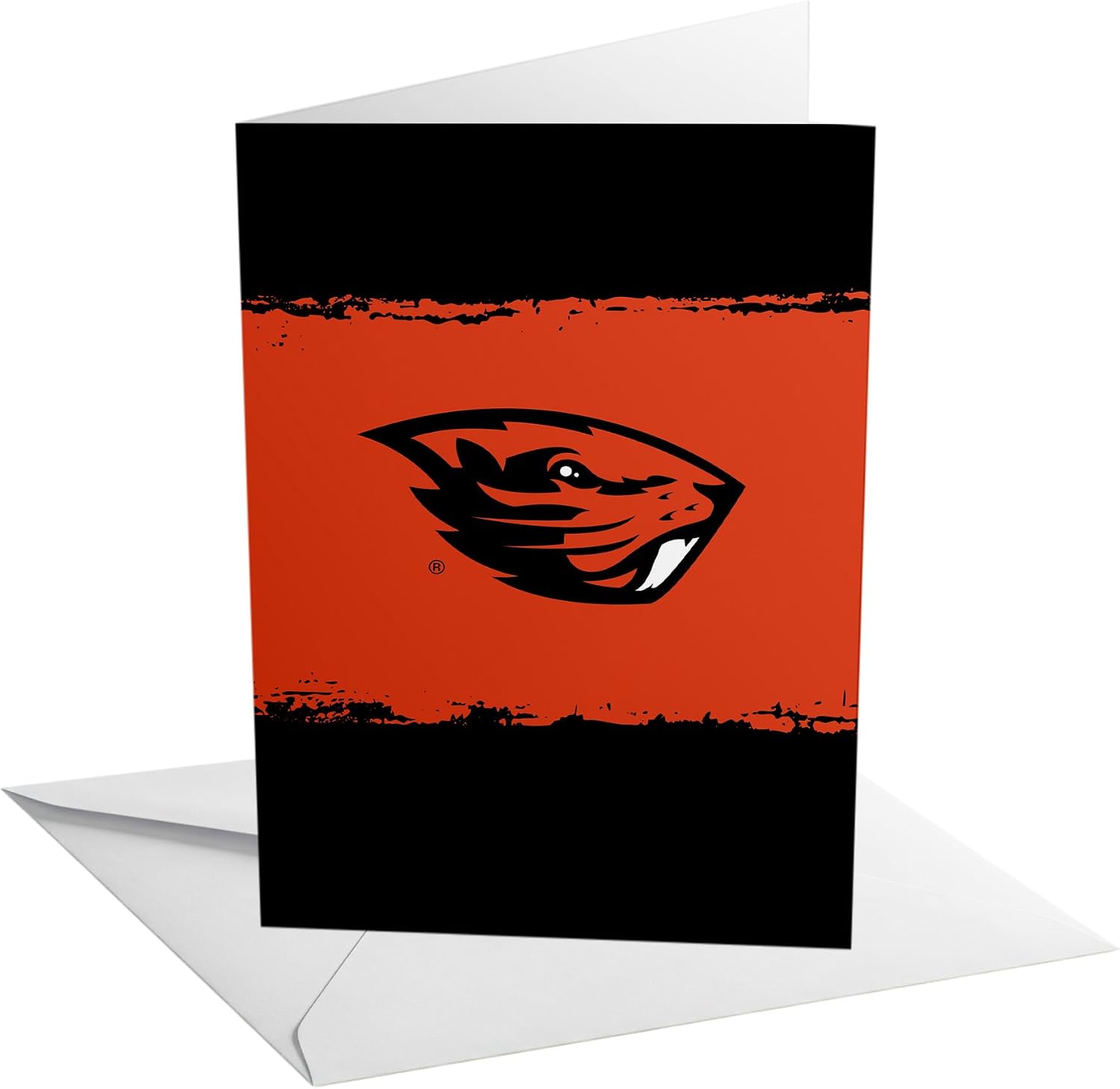 Desert Cactus Oregon State University 5x7 Inch Greeting Card OSU Beavers Single Folded Cardstock with Envelope Party Celebration Officially Licensed (5x7 Card B - Birthday)