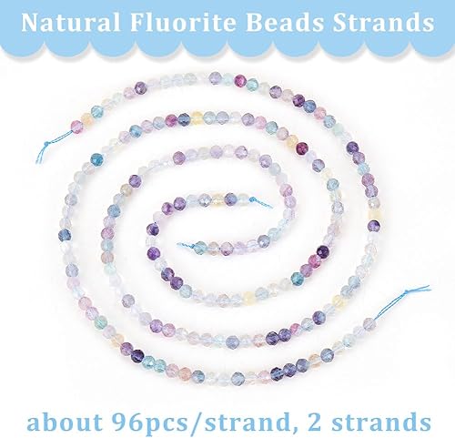 Miniatura 23 de OLYCRAFT 440 ~ 450 cuentas de jade blanco natural de 0.157 pulgadas, cuentas redondas sueltas sin teñir, cuentas espaciadoras para pulseras, Cuentas