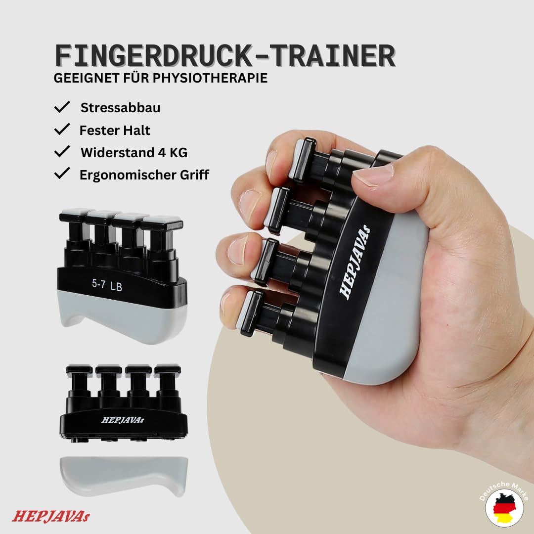 6-in-1 Handtrainer Set – Griffkraft & Unterarmtrainer mit einstellbarem Widerstand, Gyroskop-Ball, Fingerstrecker & Grip Ring – für Sport, Reha, Physiotherapie & Klettern