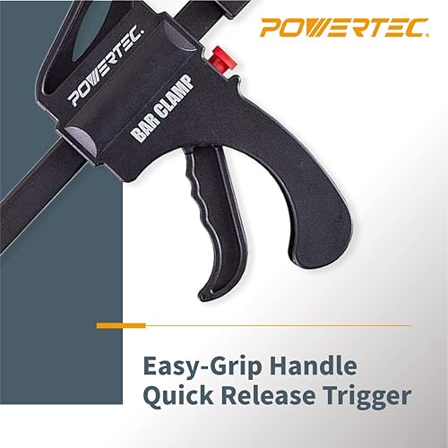 Miniatura 3 de POWERTEC 71597-Case6 Abrazadera de barra de trinquete de liberación rápida 36", caja de 12