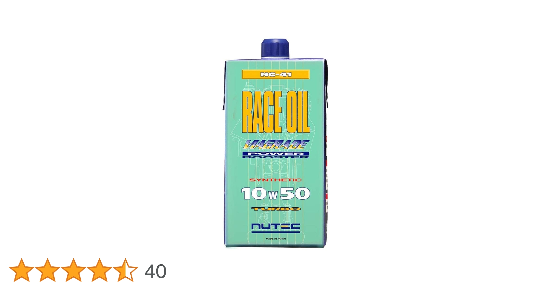 Amazon | NUTEC(ニューテック) エンジンオイル RACE OIL NC-41