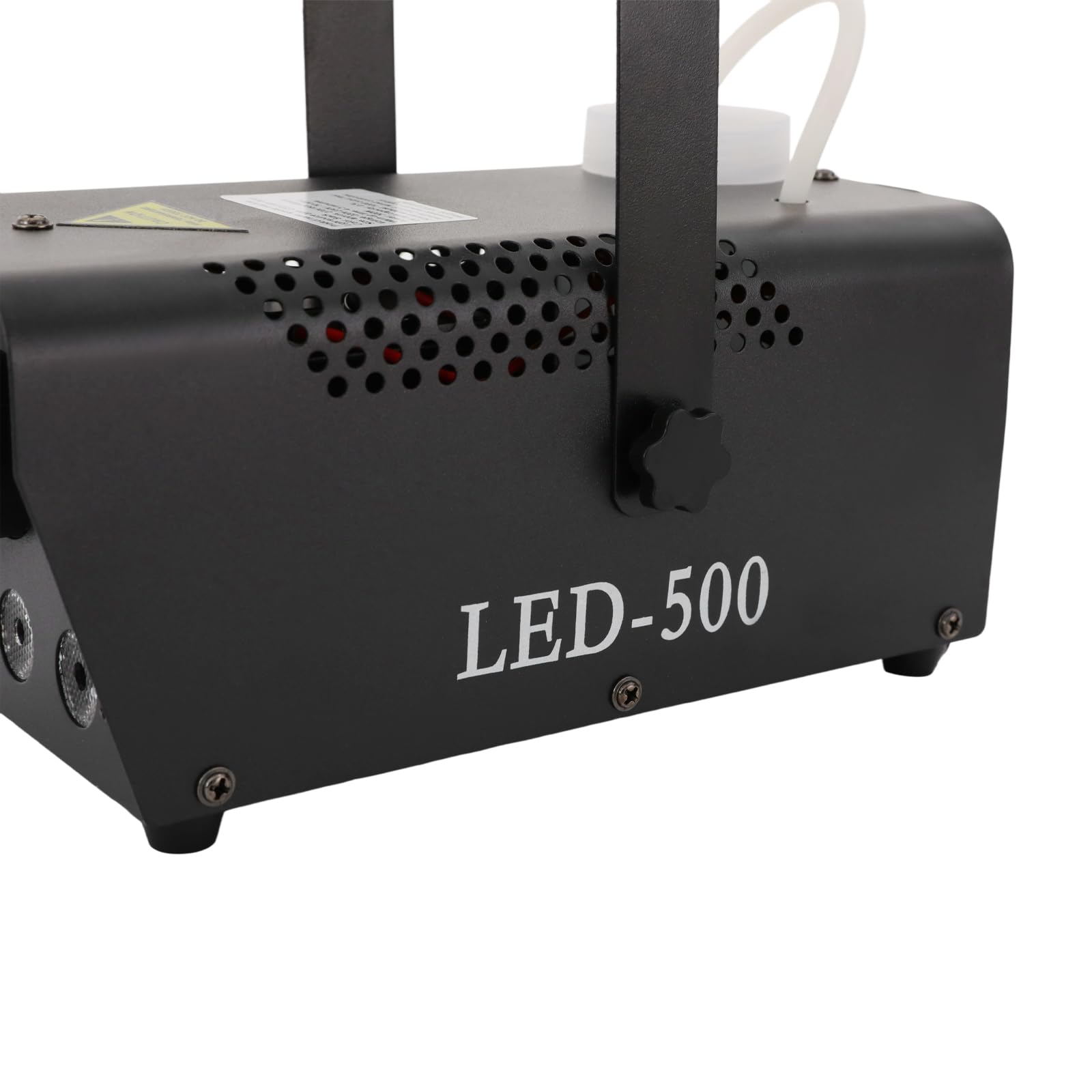 Macchina per nebbia da 500 W con effetto luce LED, Mini Smoke Machine con luce RGB 3 in 1, telecomando e controllo cavo, serbatoio da 0,3 l, tempo di riscaldamento rapido, palcoscenico, feste, DJ
