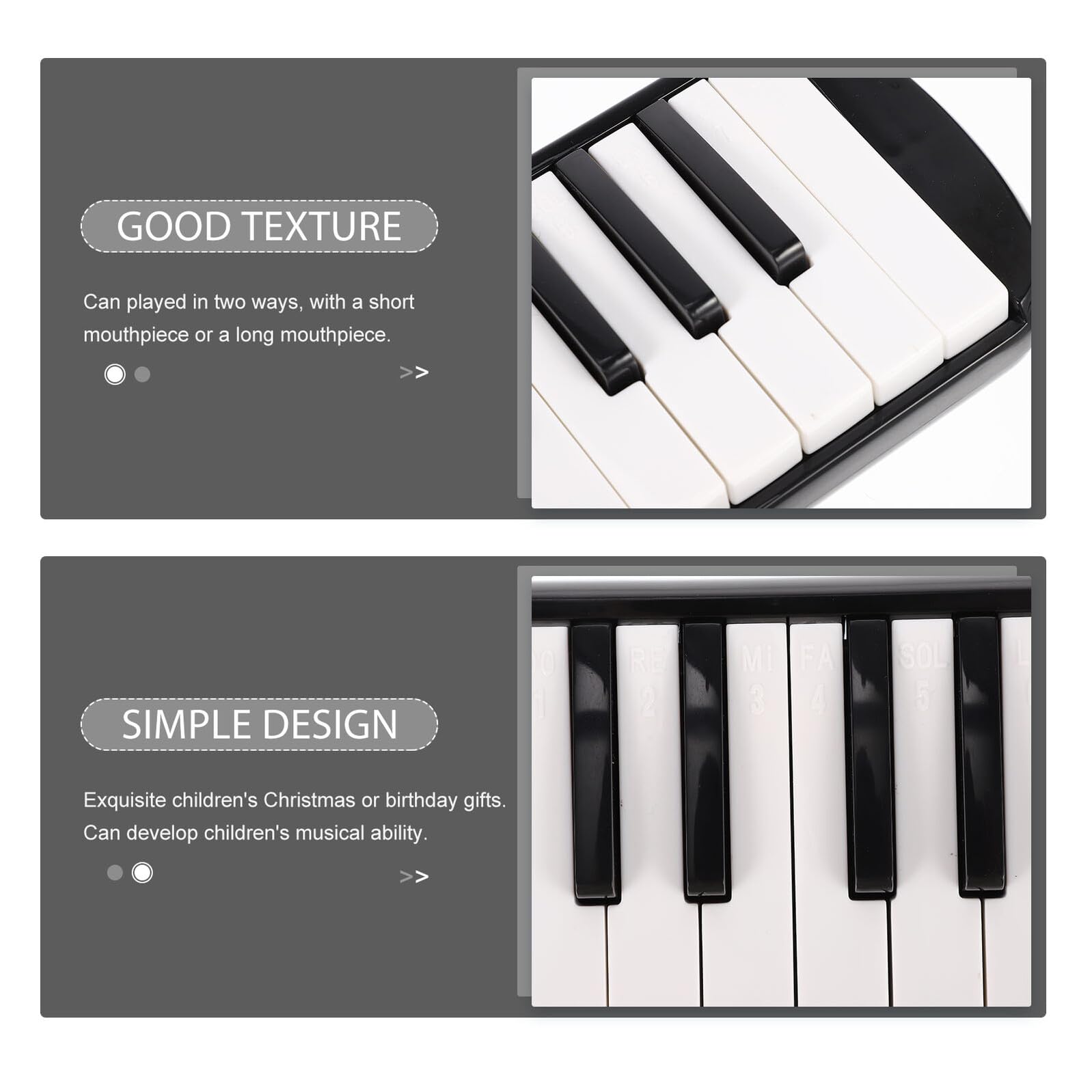 MAGICLULU Melodica Tasti Strumento Melodico Per Principianti Ragazzo Ragazza Adulti Realizzato Materiali Di Robusto e Durevole