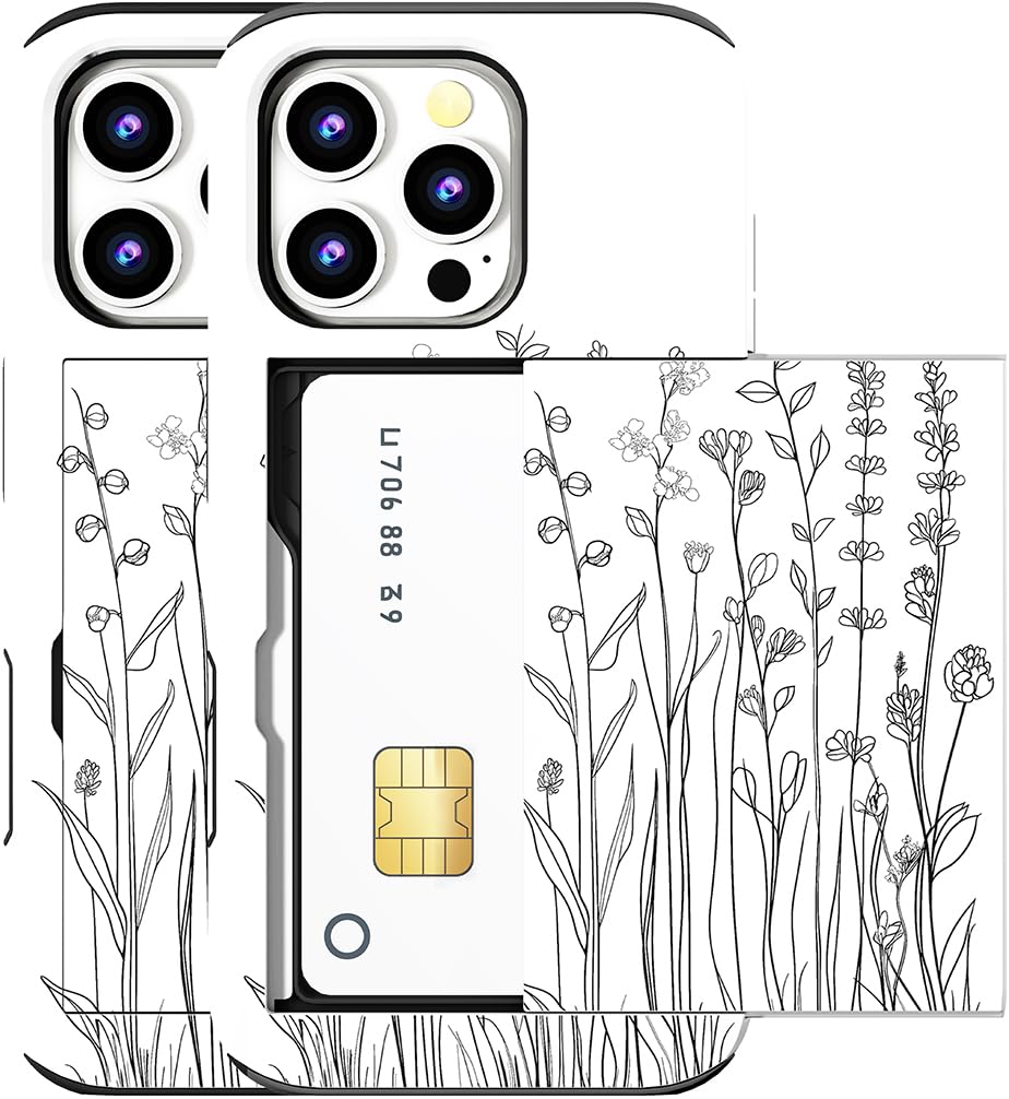 Coque compatible iPhone 15 Pro Max antichoc avec étui portefeuille robuste - 8