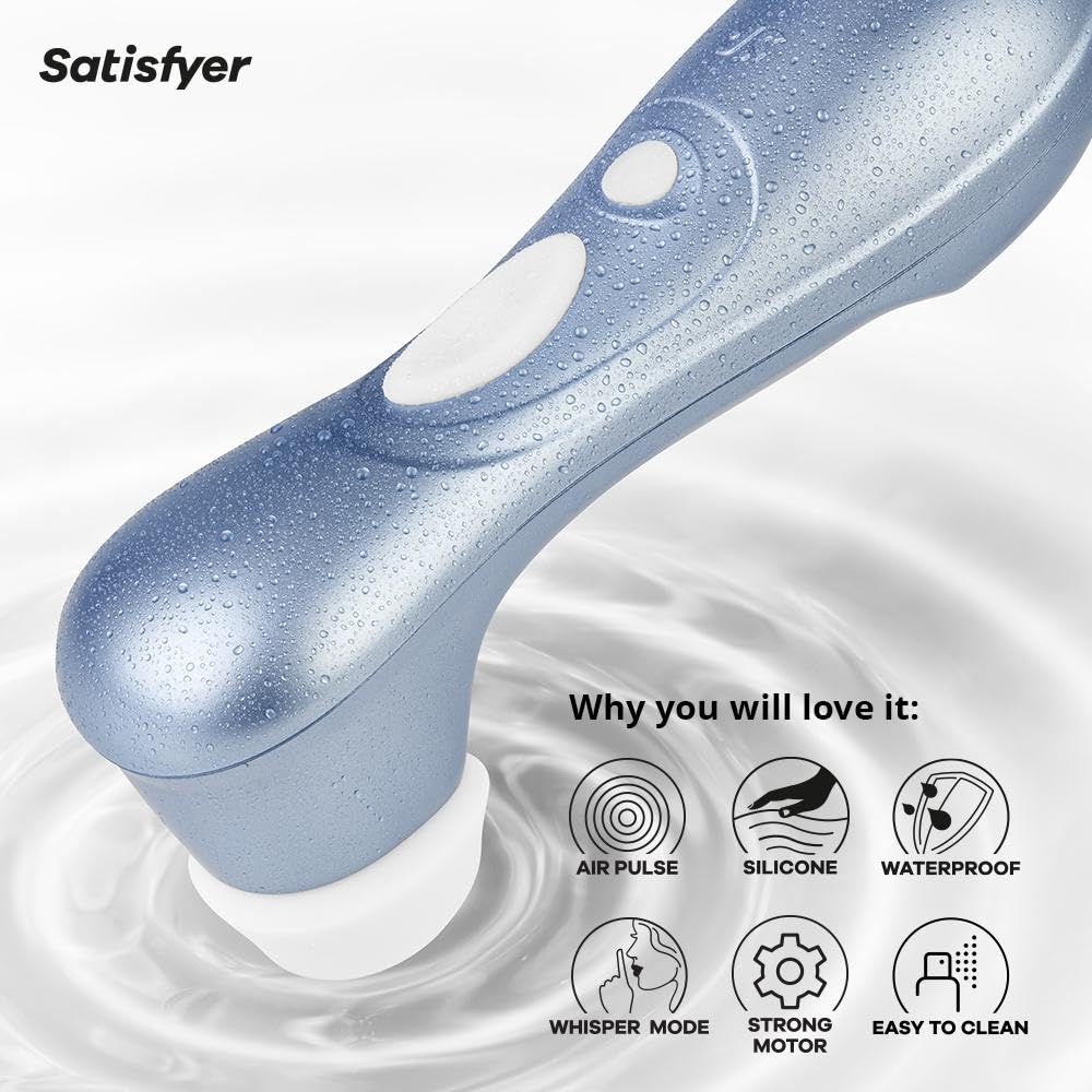 Satisfyer Pro 2 Vibrator Sex Toy | Adult Toys for Women | Suction and Clitoral Stimulation Vibrator | Vibrating Sexual Pleasure Device | Stimulation Vibrators | Female Wellness Tools | Woman Sextoy: Blue