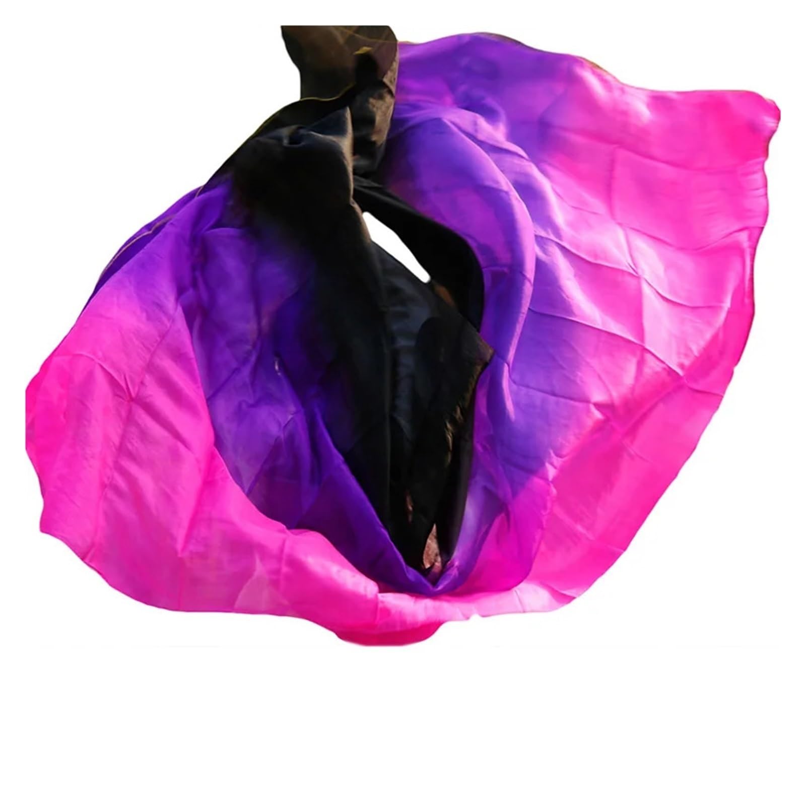 Velo di seta per danza del ventre da donna Puntelli di danza del ventre in seta Velo Accessori for la danza delle donne Velo tinto a mano 200/250cm Veli di danza del ventre per spettacoli, feste, intr