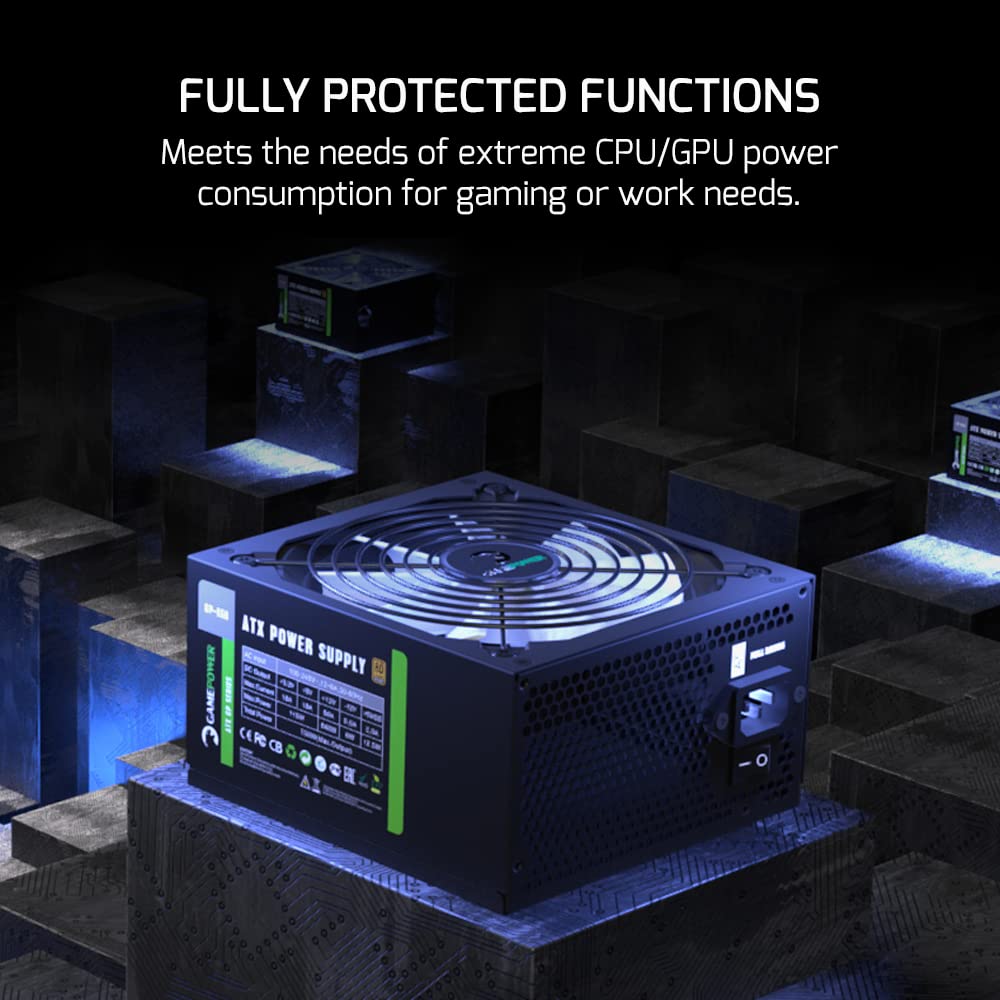 Snapklik Com GamePower Gp 650 PC Power Supply Unit 650W 80 Plus 61kWAQKzYuL 