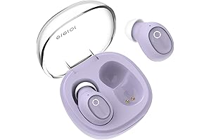 Wireless Bluetooth Earbuds for Small Ears, Purple Earbuds for Android Phones and iPhone