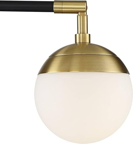 Miniatura 3 de Possini Euro Design Rayne - Lámpara de pie moderna de arco de mediados de siglo, 3 luces LED de 72 pulgadas de alto, globo de vidrio esmerilado