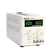 Vista 8 de MATRIX MPS-6003D+Fuente de alimentación de CC lineal variable 60V 3A Ondulación baja y ruido para laboratorio con cables de cocodrilo