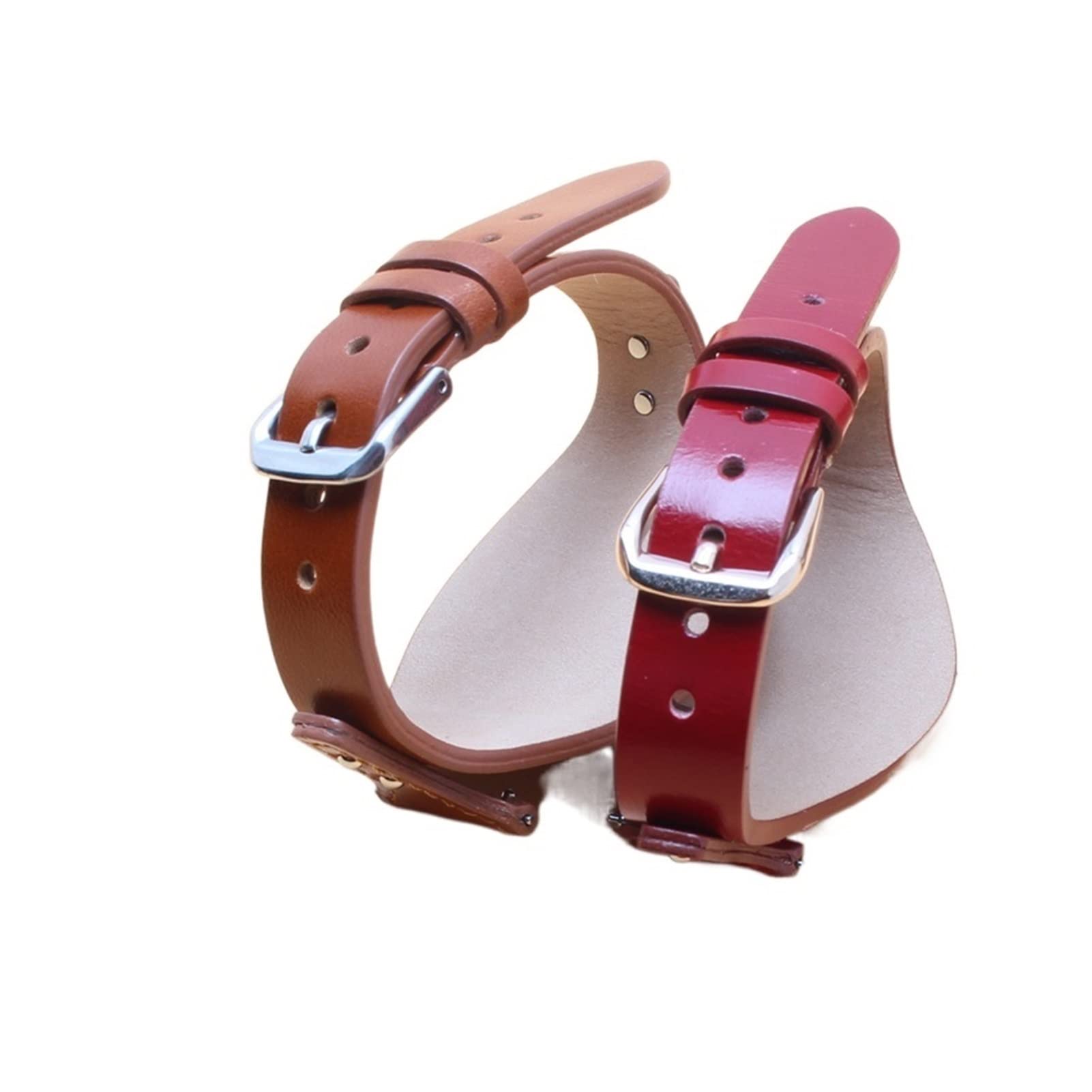FYXT Dernier bracelet en cuir de charme 18mm de montre compatible avec fossile Es3616 ES3838 ES4114 Bande avec barre de dégagement rapide Mat
