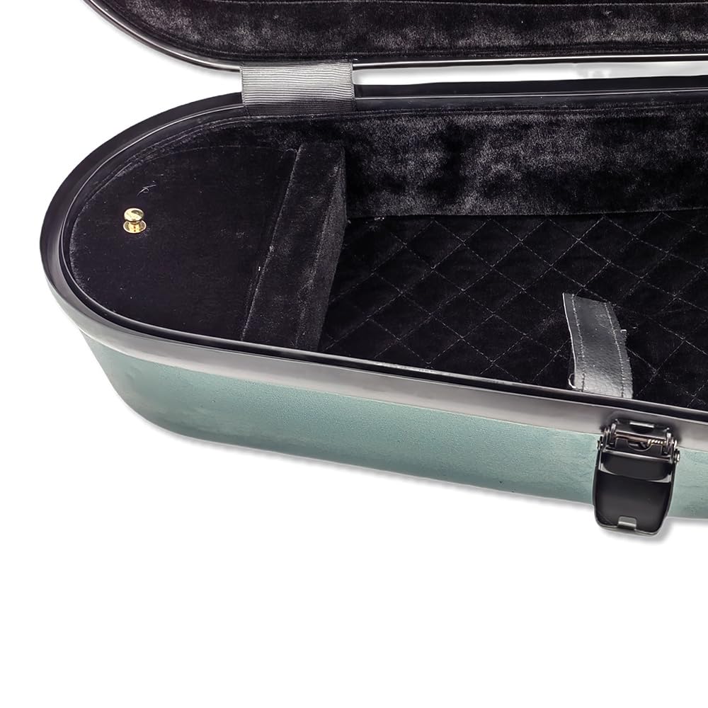 Viola Case - Funda de fibra de carbono de 16 pulgadas, ajustable para tamaños de 15 a 16.5 pulgadas, funda de viola fuerte, duradera, fuerte y ligera
