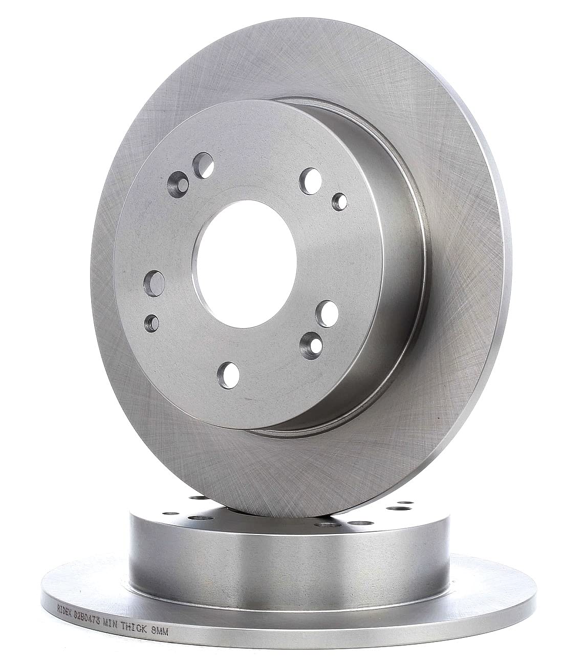 RIDEX 82B0473 2x Disco freno Posteriore senza viti/bulloni Compatibilità con HONDA CIVIC VII Hatchback EU, EP, EV