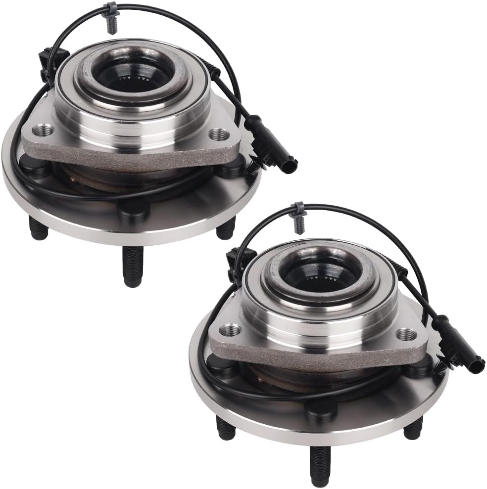 Autoround Pair 513229 Front Wheel Bearings Hub Assembly Compatible with Dodge Dakota 2005-2010, Ram Dakota 2011, Mitsubishi Raider 2006-2008, 5-Lug w/ABS