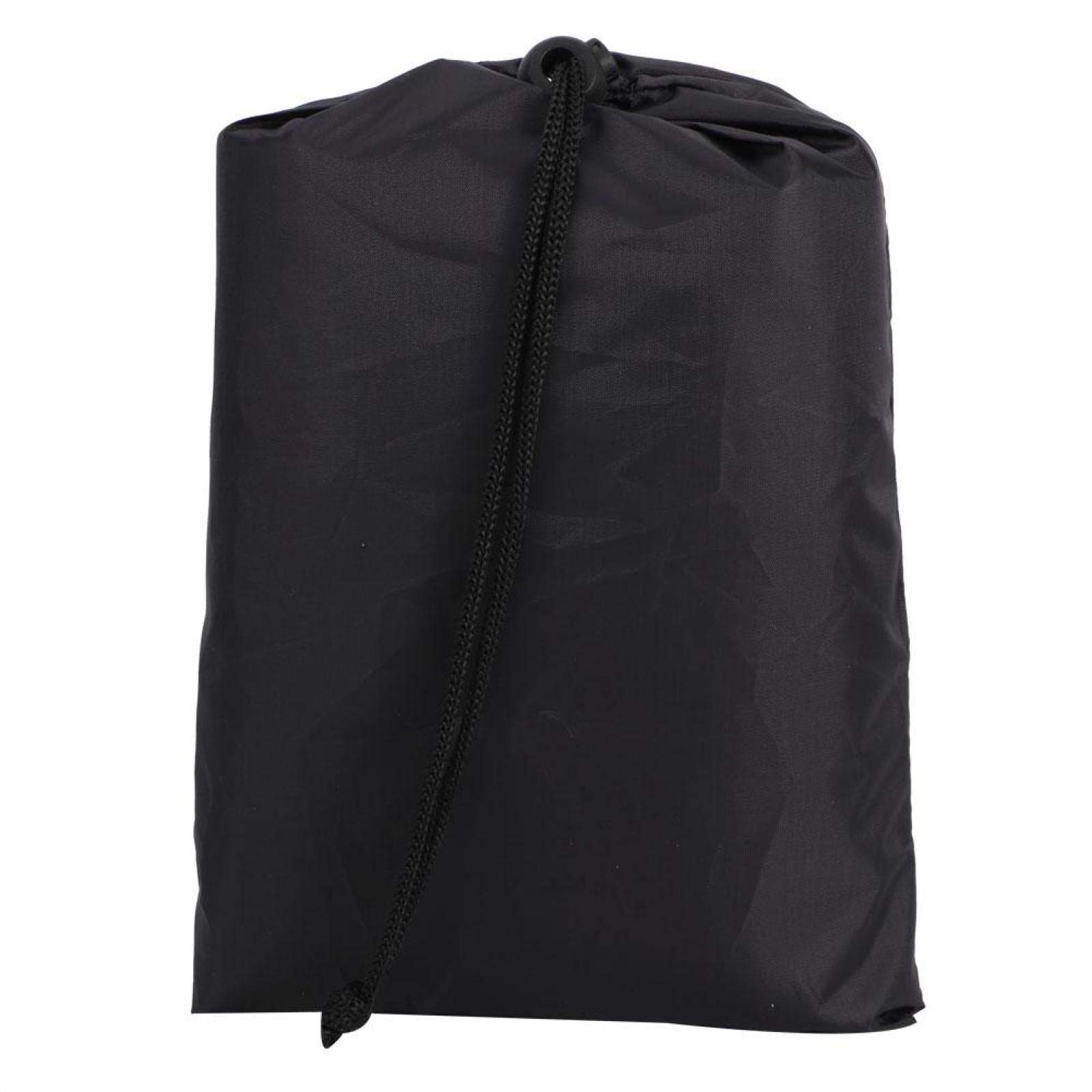 Haofy Folding Bed Cover, Black Portable Folding Bed Cover Furniture Dust Proof Protective Cover for Indoor Outdoor Use (85 * 33 * 107cm)