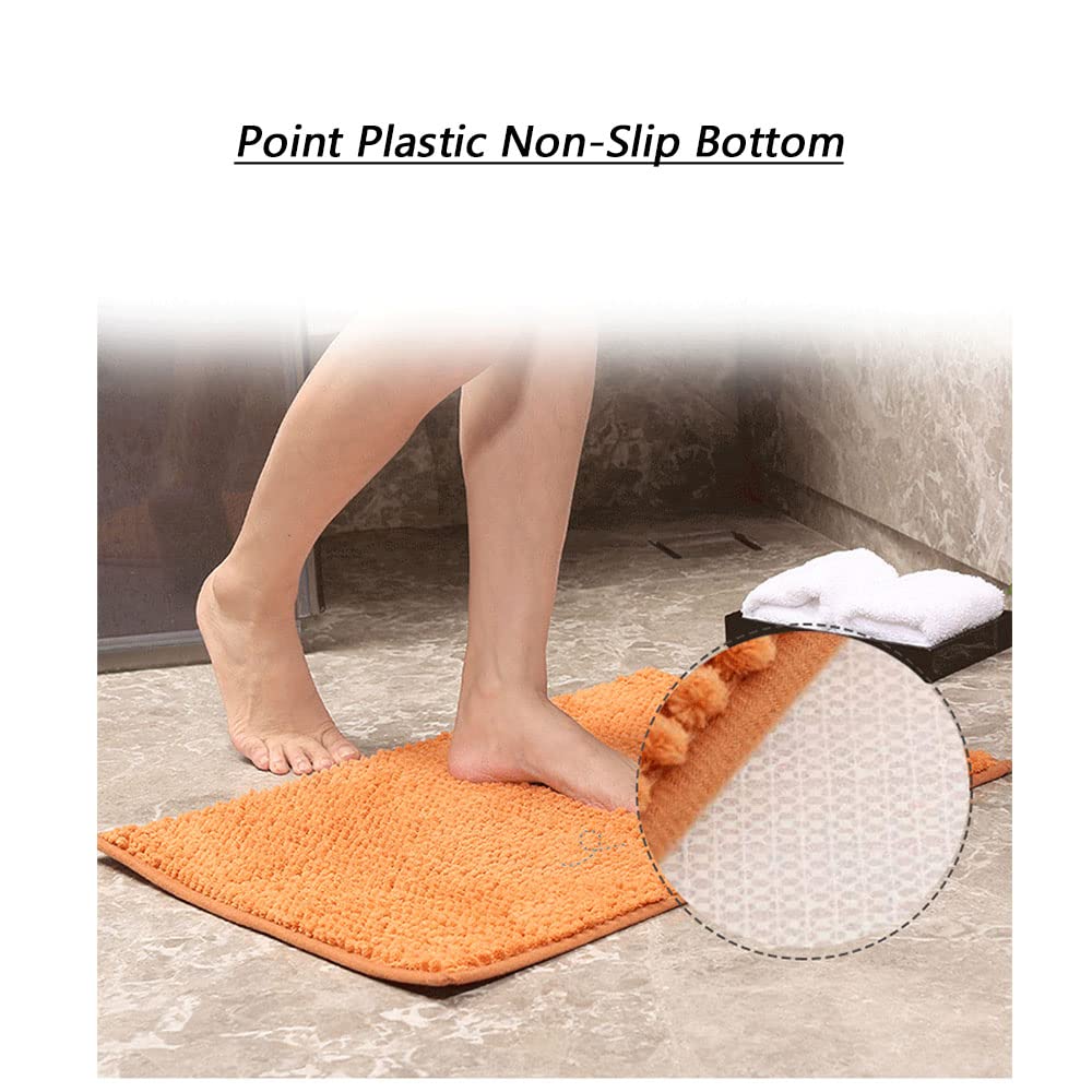 Tappetino Da Bagno In Microfibra Ciniglia - Antiscivolo, Assorbente, Lavabile, 60x90cm, Marrone - Foto 10