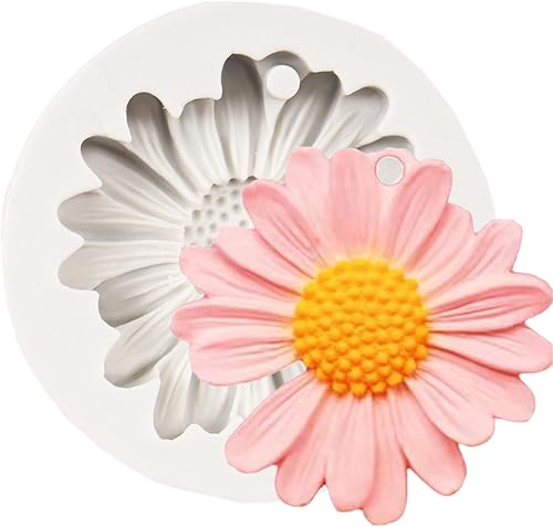 Miniatura 9 de Molde de silicona para crisantemo, moldes de fondant de girasol para decoración de pasteles de flores, decoración de cupcakes, caramelo de (Style