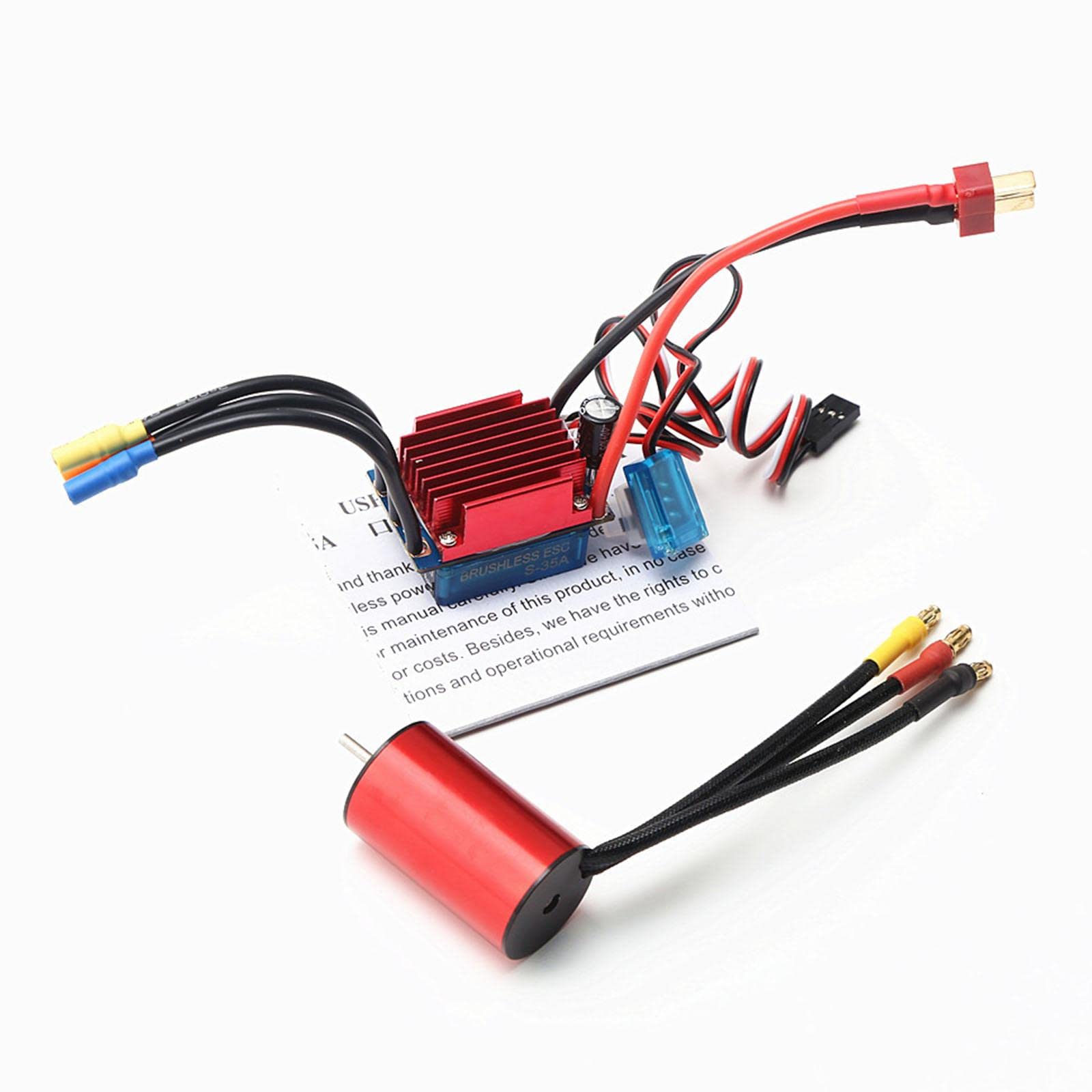 2440 silnik bezszczotkowy 35A ESC Combo akcesoria do samochodu 1/12 1/14 RC zastępuje 4000KV