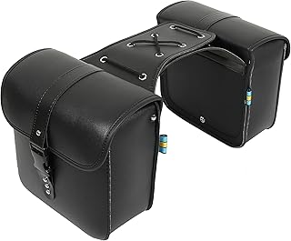 Motoforti Pair Motorcycle Saddlebag Side Tool Bags Cycling Luggage Bag Waterproof Quick Release Buckles