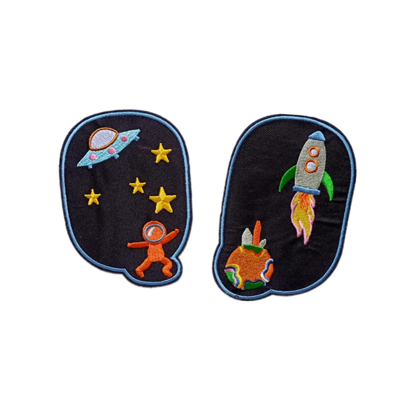Operitacx 46pezzi Toppe Adesive Ricamate Per Jeans Giubbotti e Borse Patch Per Decorazioni Riparazioni e Creativi Per Abbigliamento Infantile e Adulti