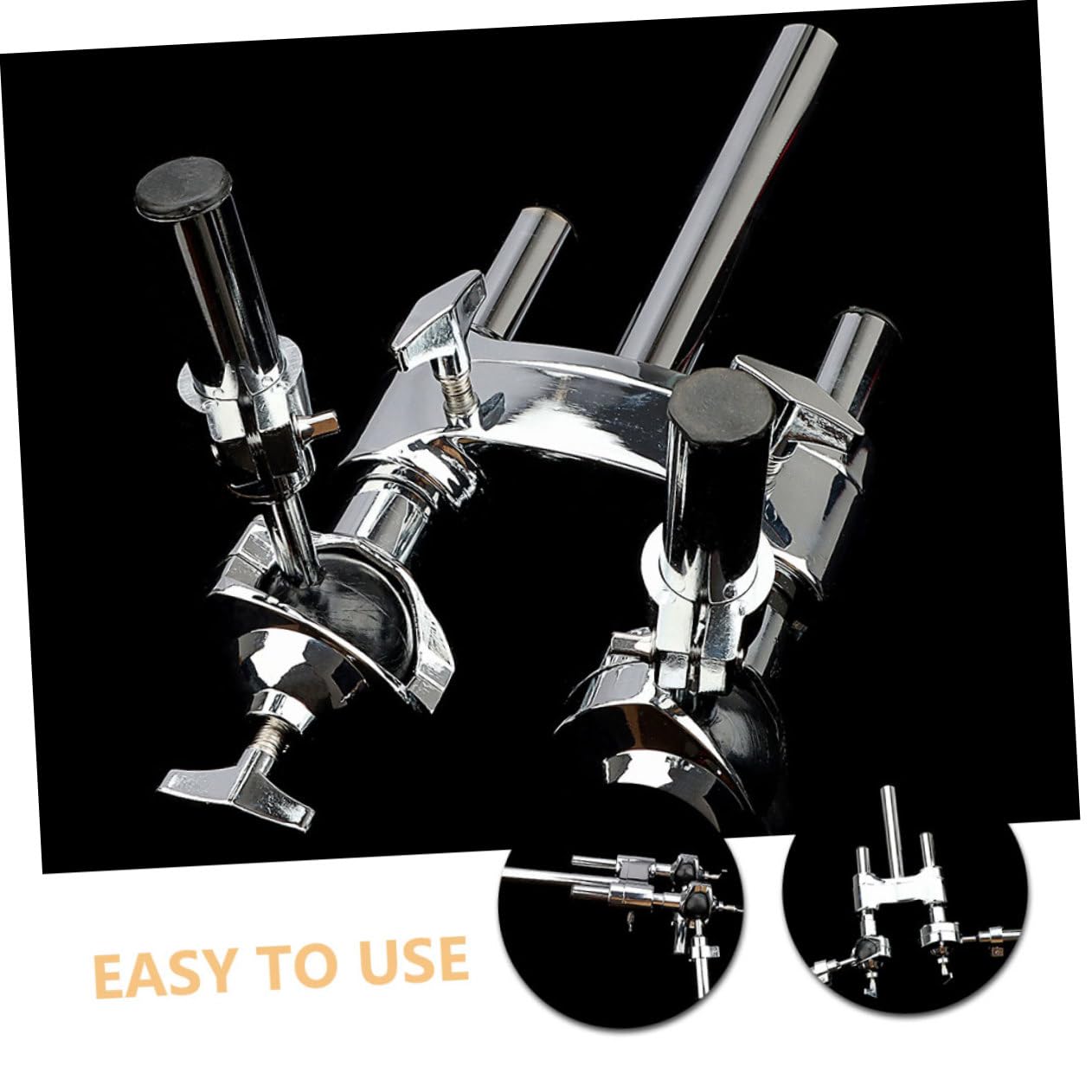 UPKOCH Support de Batterie Métal Rack de Batterie Fixation pour Instrument de Percussion