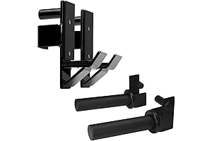 Yes4All J-Hooks for Squat Rack, Power Rack Accessories Compatible with 2x2 or...
