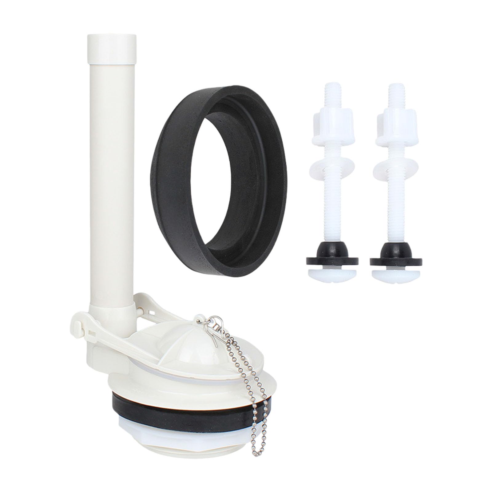 3Inch Toilet Flush Valved with Leakproof Silicone Sealing for Various Toilet Efficient Water Flows and Easy Installation Large Flush Valved Set