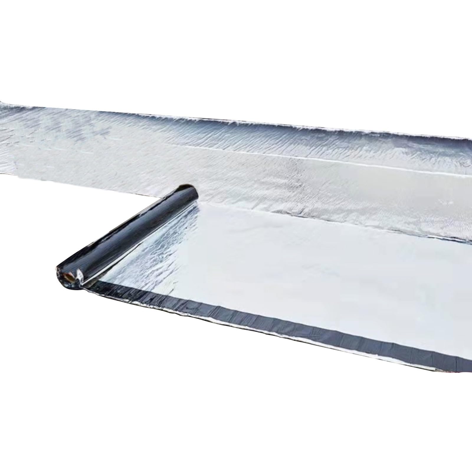 Tela Asfaltica Autoadhesiva Cinta Reparación de Techos Rollo Adhesivo de Tela Asfáltica para Tuberías Metal Fugas de Techo Sello de Ventana Bar(W20cm x T1.50mm x L5.0m)