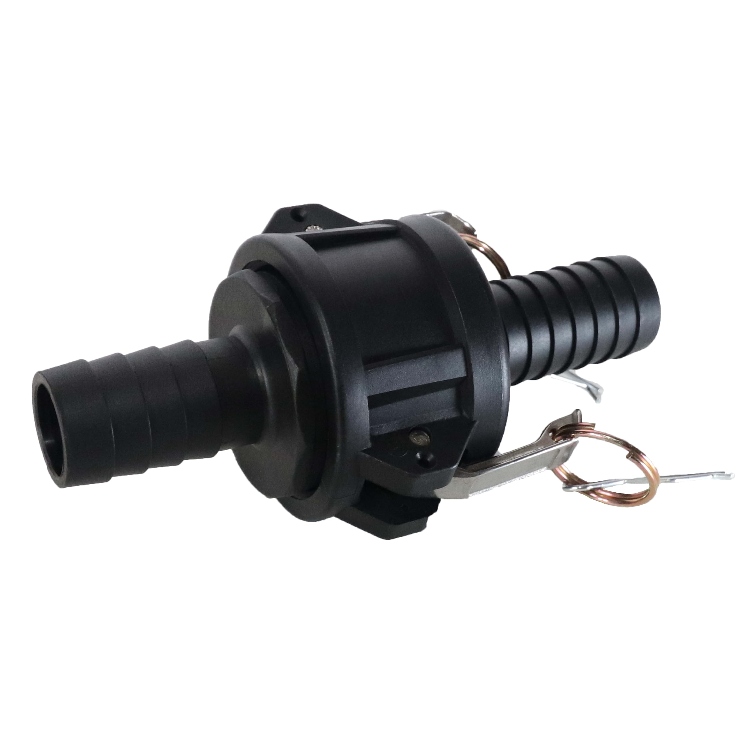 Dna Packaging Ltd Black Combination Camlock Adapter With Camlock Coupler Hose Tail Ibc Garden Hose (1" Camlock Adapter With 1" Cam Coupler Hose Tail)