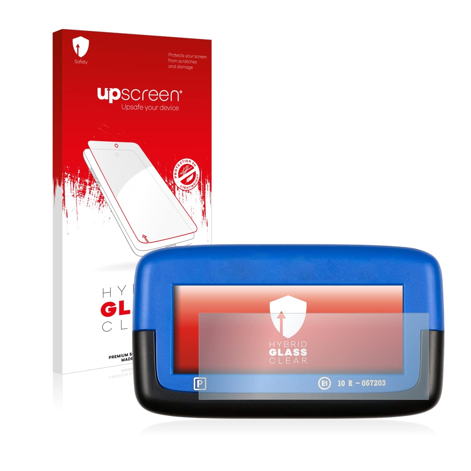 upscreen Screen Protector Film compatible with Needit Park Micro - 9H Glass Protection, Extreme Scratch Resistant