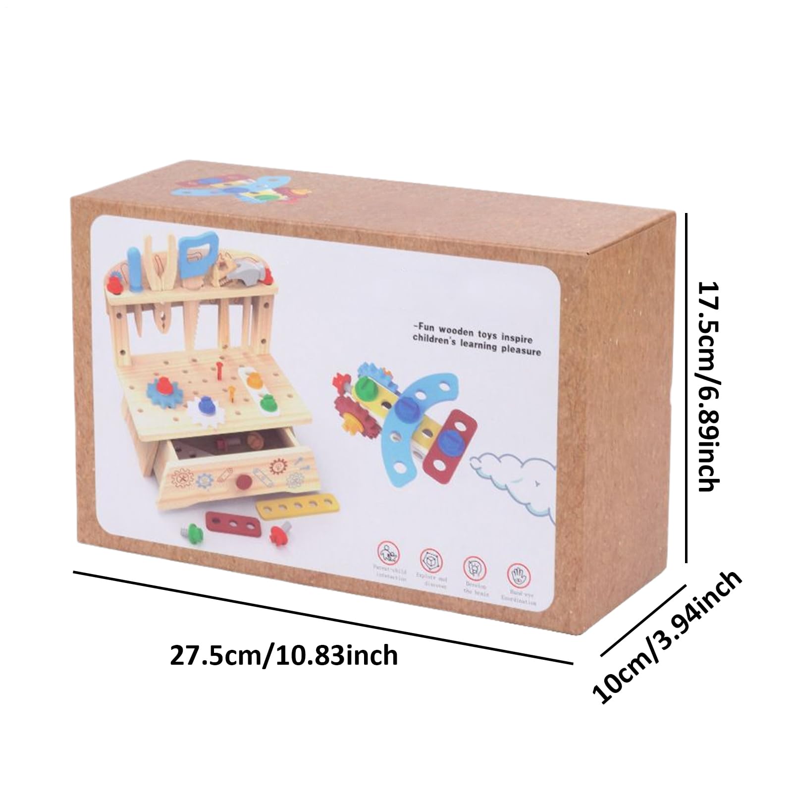 Attrezzi Giocattolo Da Piccoli Bambini E Ragazzi Giochi Di Costruzione | Set Banco Attrezzi Legno Viti Per Bambini Interno Sala Giochi Prescolari Aula Esterno Giar