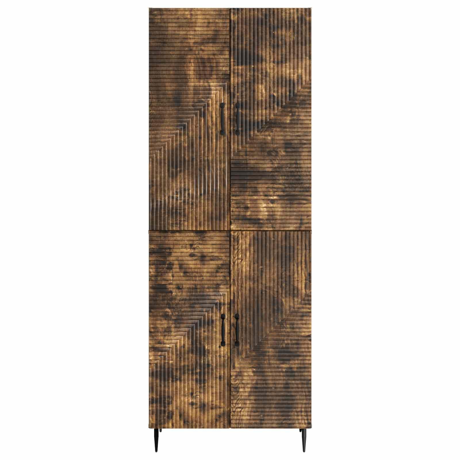 Mangloder Ensemble Meuble 2 pcs Bois d'ingénierie 66 x 34,5 x 89,5 cm mobilier Salon Bureau avec Rangement modulable Design Moderne intérieur extérieur